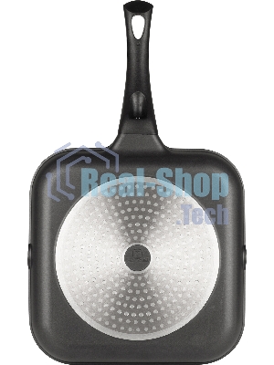 Сковорода-гриль Rondell Schwarz RDA-1683 квадратная 28 см, покрытие: Xylan Plus ручка несъемная (без крышки) черный