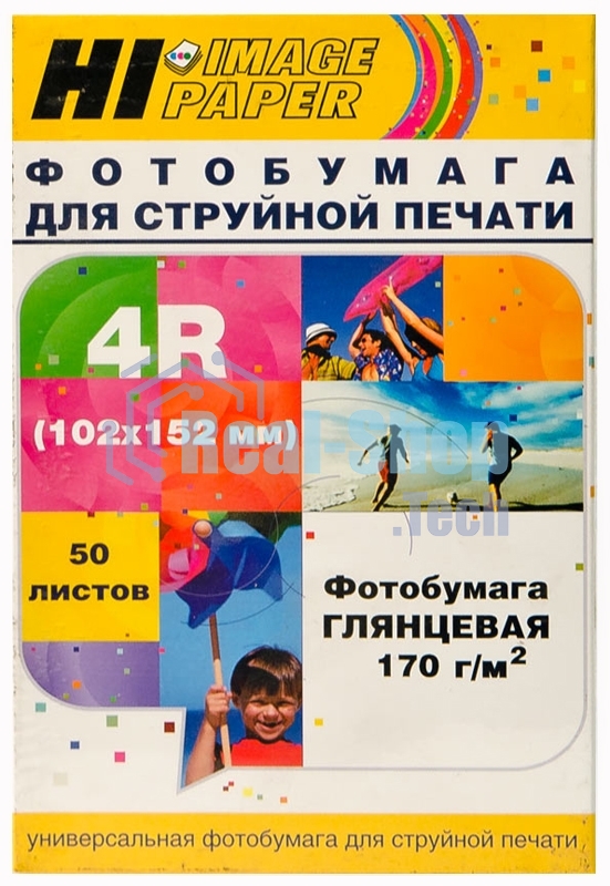 Бумага Hi-Black A20292/H170-4R-50 Фотобумага глянцевая односторонняя (Hi-image paper) 102х152, 170 г/м, 50 л.