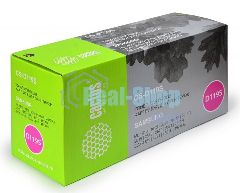 Картридж лазерный Cactus CS-D119S черный (2000 стр.) Samsung ML-1610/1615/1620/1625 ML-2010/2015/2020/2510/2570/257