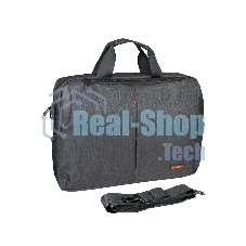 Сумка для ноутбука ExeGate BusinessPro EСС-012 Black, water resistant, черная, водоотталкивающий полиэстер, 15.6