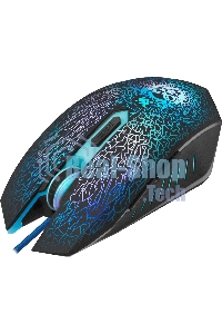 Мышь проводная Defender Shock GM-110L черный, 3200 dpi, USB, кнопки - 6