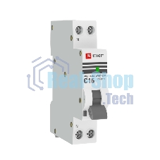 Выключатель автоматический дифференциального тока 63М EKF DA63M-16-30 16А/30мА (1мод., хар.C, электронный тип AC) 6кА EKF PROxima