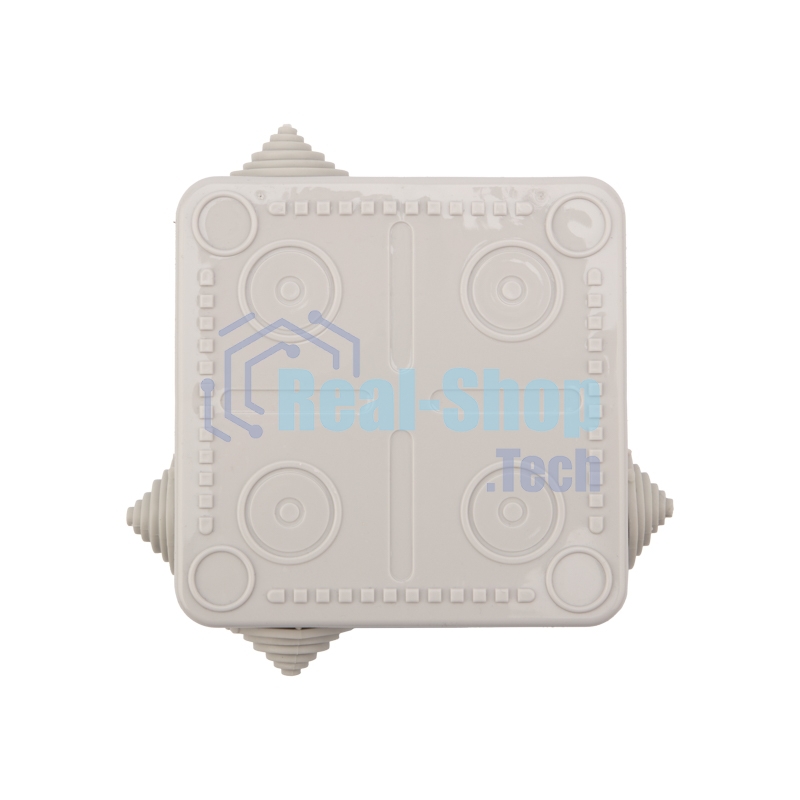 Коробка распределительная Rexant наружного монтажа с откидной крышкой 100х100х50 мм, IP54