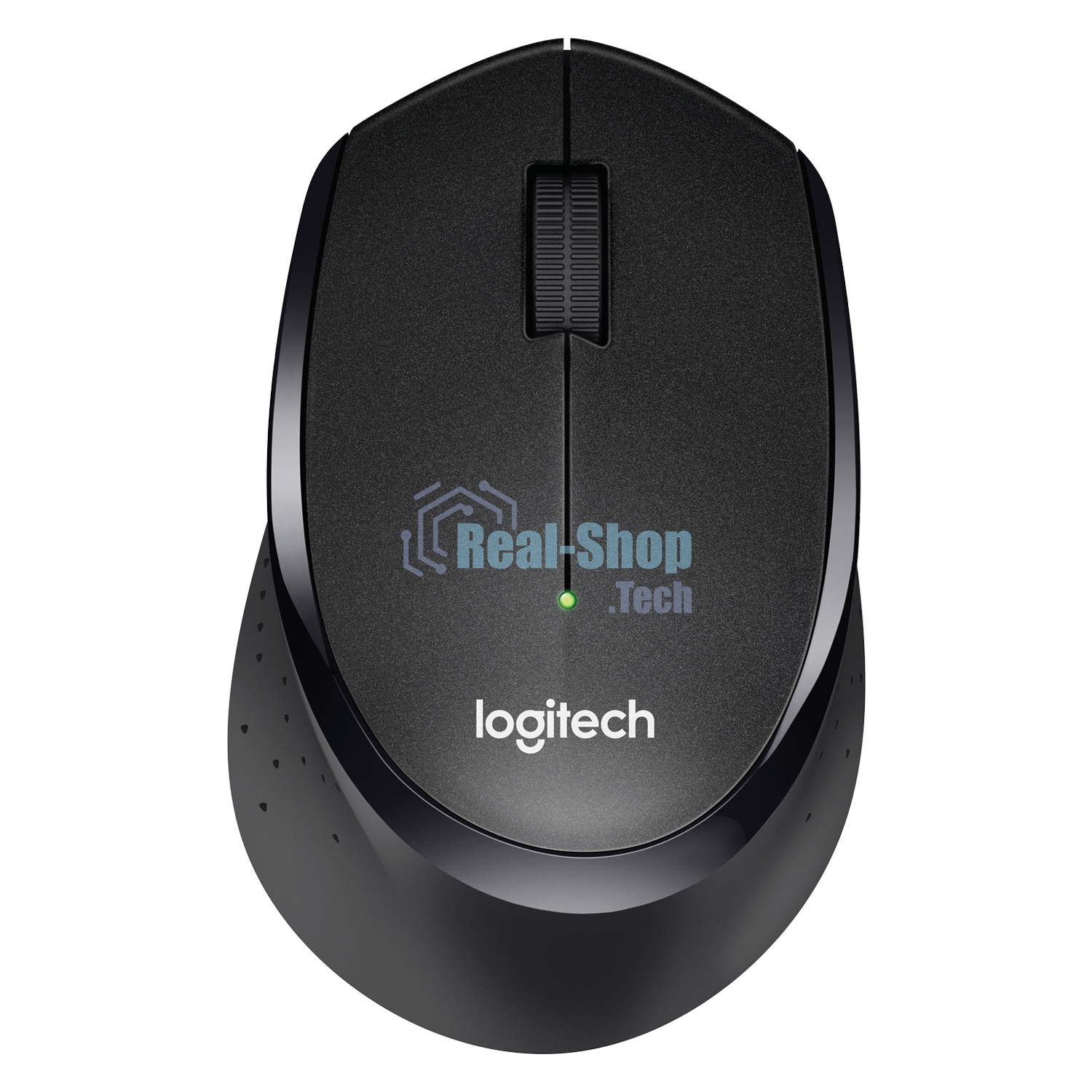 Мышь беспроводная Logitech M330 SILENT PLUS черный, 1000 dpi, радиоканал, USB, кнопки - 3