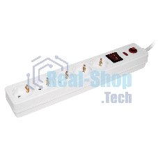 Сетевой фильтр Iek WFP10-16-05-05-N СФ-05К-выкл. 5 мест 2Р+РЕ/5 метров 3х1 мм2