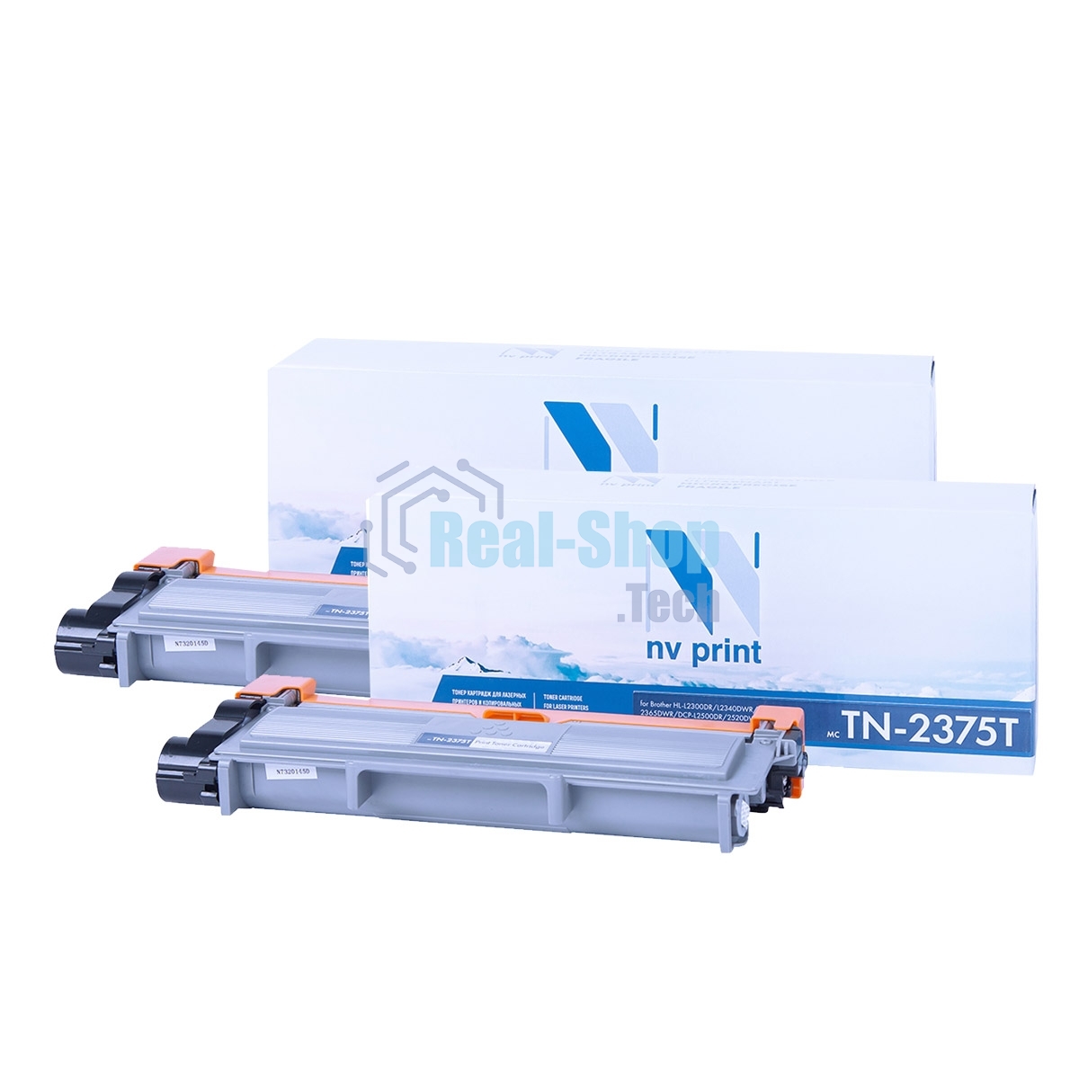 Картридж NVP совместимый NV-TN-2375T-SET2 для Brother HL-L2300DR/HL-L2340DWR/HL-L2360DNR/HL-L2365DWR/DCP-L2500DR/DCP-L2520DWR/DCP-L2540DNR/DCP-L2560DWR/MFC-L2700DWR/MFC-L2720DWR/MFC-L2740DWR/MFC-L2700DNR (2600k) (2 шт)