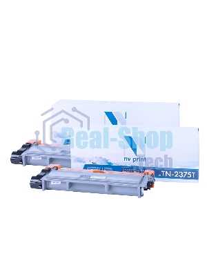 Картридж NVP совместимый NV-TN-2375T-SET2 для Brother HL-L2300DR/HL-L2340DWR/HL-L2360DNR/HL-L2365DWR/DCP-L2500DR/DCP-L2520DWR/DCP-L2540DNR/DCP-L2560DWR/MFC-L2700DWR/MFC-L2720DWR/MFC-L2740DWR/MFC-L2700DNR (2600k) (2 шт)