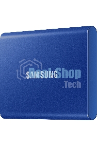 Внешний SSD Samsung T7, 2TB, USB 3.2 Gen 2 Type-C, R/W 1050/1000, синий