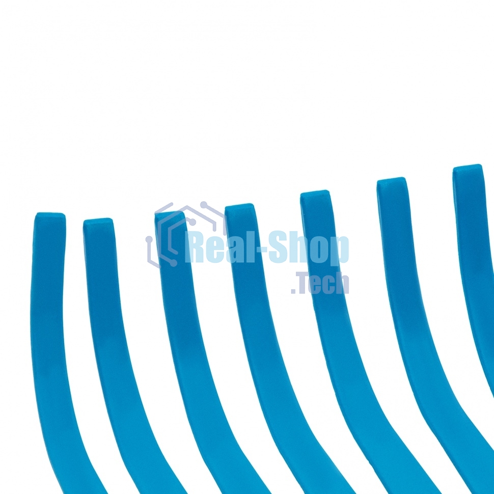 Грабли веерные пластиковые, 485 мм, 23 плоских зуба, усиленные, LUXE Palisad