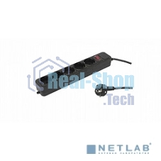 Сетевой фильтр PC Pet AP01006-1.8-BK 1.8 м (5 розеток) черный
