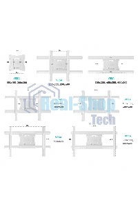 Кронштейн ONKRON M7LW 40-75