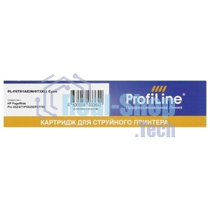 Картридж струйный ProfiLine PL-F6T81AE (№973XL) для принтеров HP PageWide Pro 452/477/P55250/P57750 с чернилами Cyan