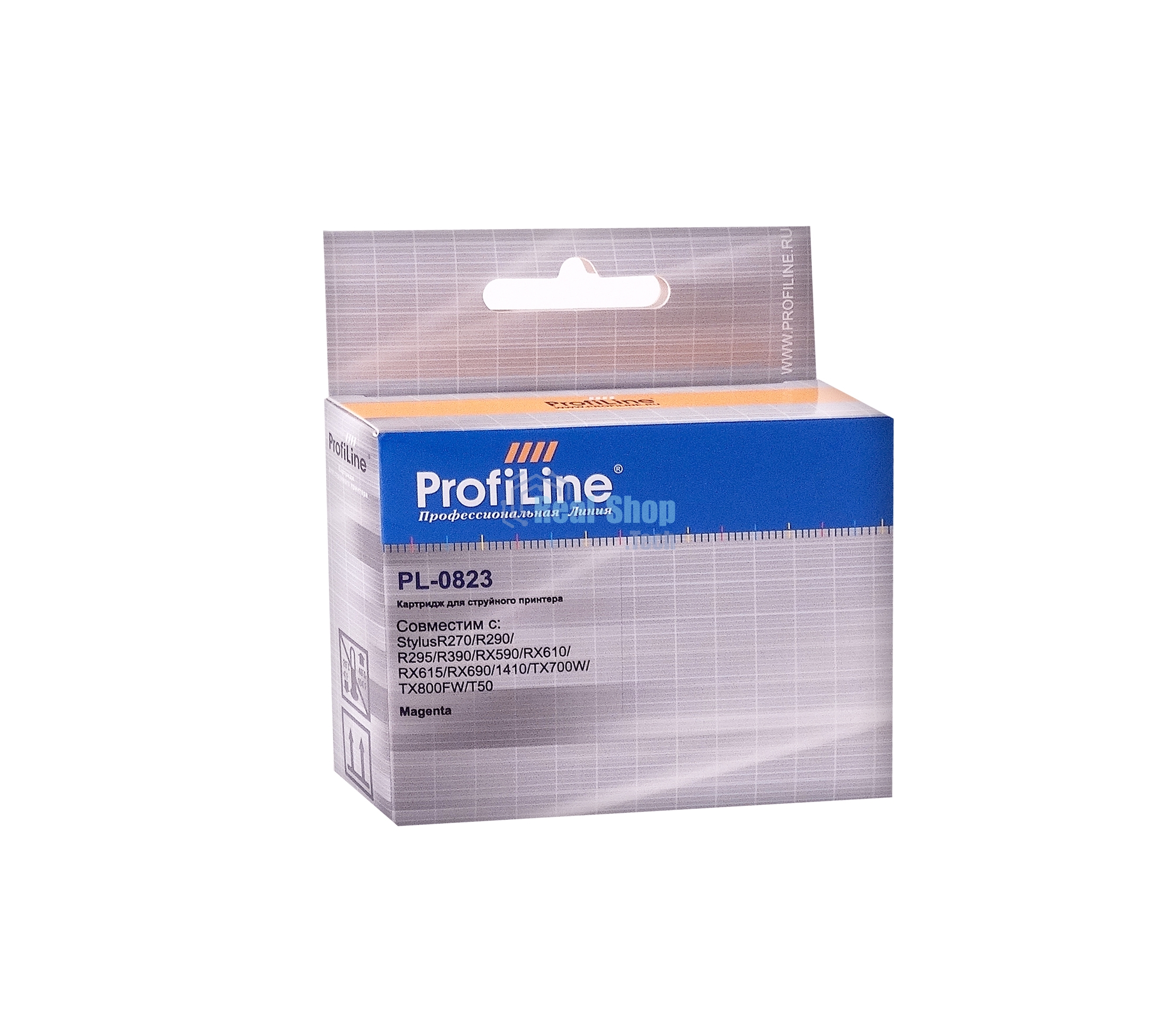 Картридж струйный ProfiLine PL-0823 для принтеров Epson StylusR270/R290/R295/R390/RX590/RX610/RX615/RX690/1410TX700W/TX800FW/T50 Magenta водн