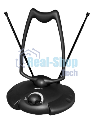 Антенна телевизионная Hyundai H-TAI200 15дБ активная черный