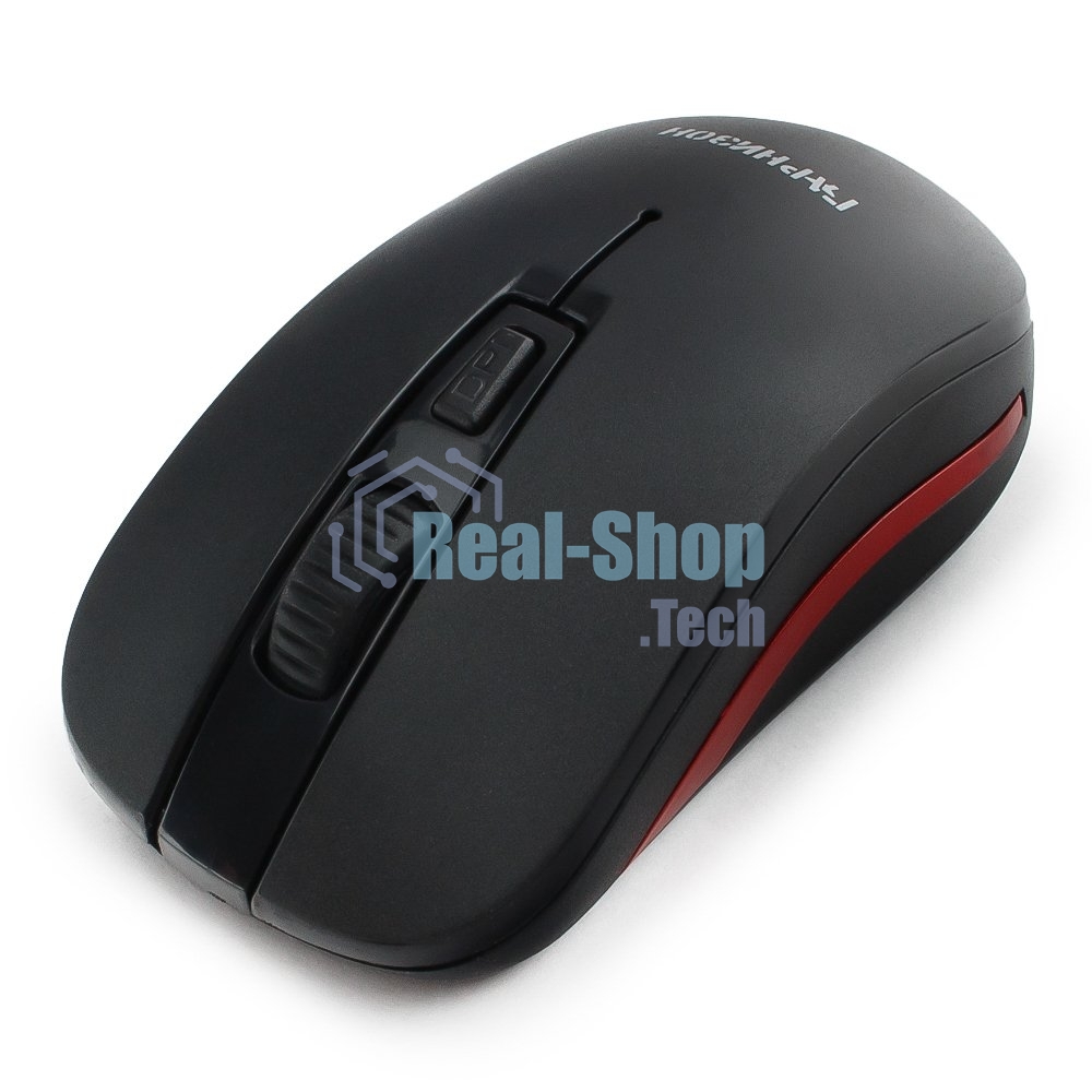 Мышь беспроводная Гарнизон GMW-420 черный, 1600 dpi, радиоканал, USB, кнопки - 4