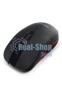 Мышь беспроводная Гарнизон GMW-420 черный, 1600 dpi, радиоканал, USB, кнопки - 4