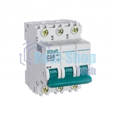 Выключатель автоматический модульный DEKraft 3п C 50А 4.5кА ВА-101 11083DEK