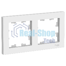 Рамка Schneider-electric AtlasDesign 2-постовая, универсальная, белый