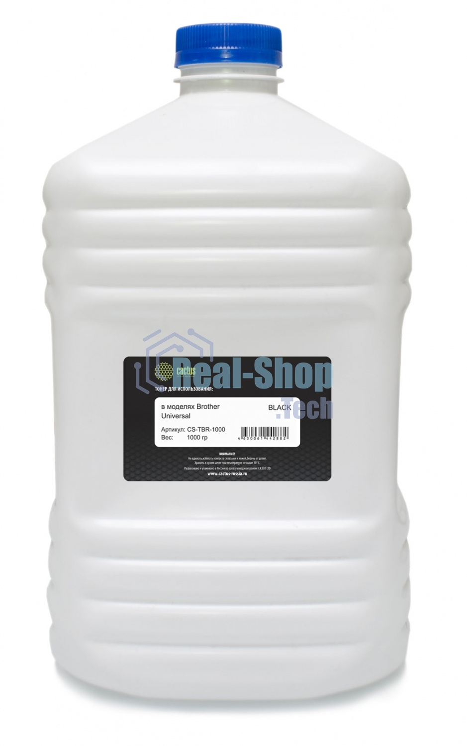 Тонер Cactus CS-TbR-1000 черный (флакон 1000гр) Universal toner для Brother
