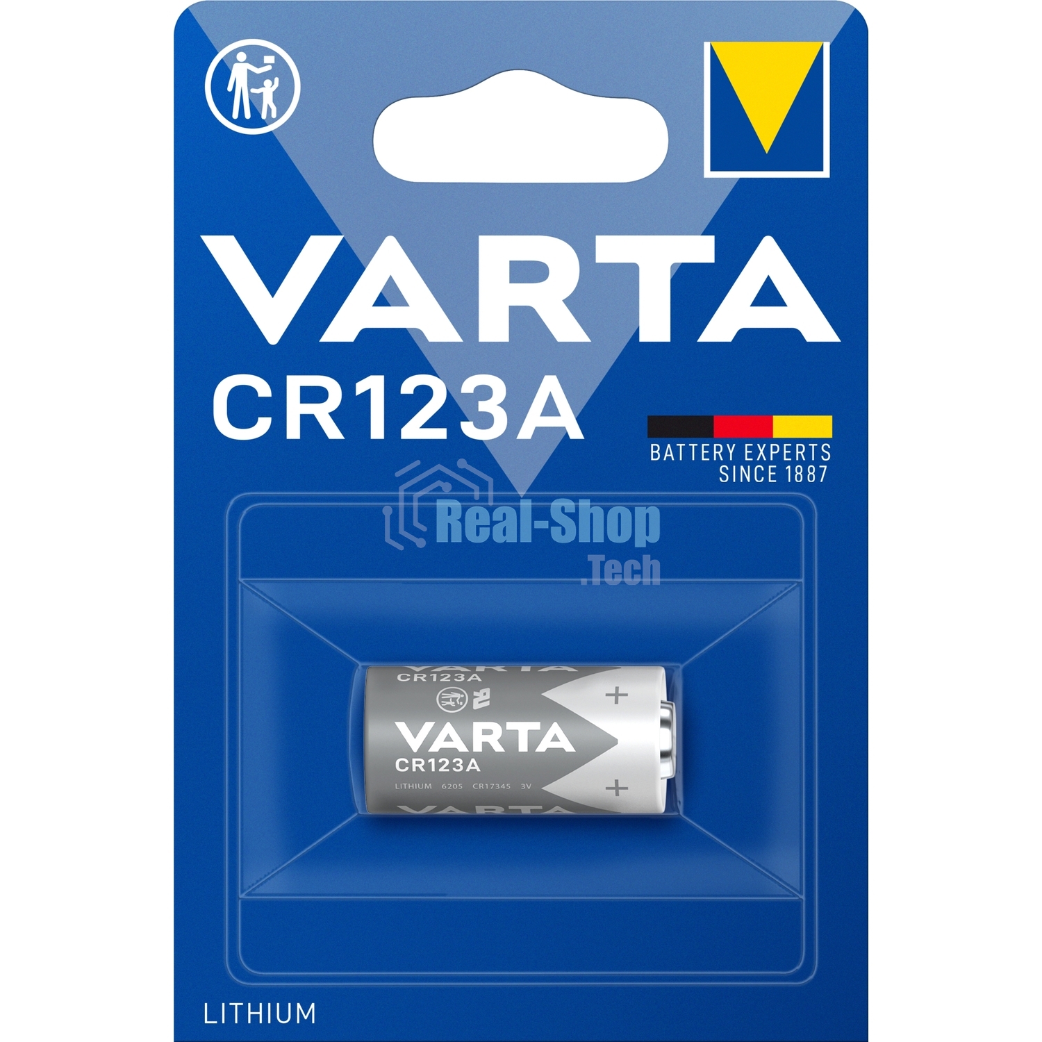 Элемент питания VARTA PROFESSIONAL CR123A