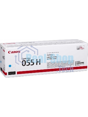 Картридж лазерный Canon 055 H C (3019C002) голубой (5900 стр.) для Canon i-SENSYS серий MF740, LBP660