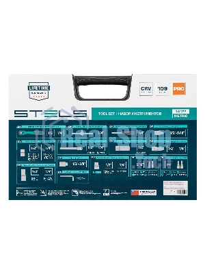 Набор инструментов Stels 14122 109 предметов 12-ганные головки