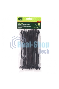 Хомуты Сибртех, 180 х 3,6 мм, пластиковые, черные, 100 шт. 45550