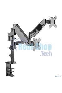 Кронштейн (держатель) ONKRON G140 для двух мониторов 13