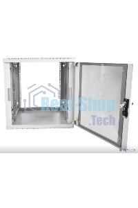 Шкаф телеком. настенный разборный 15U (600х650), съемные стенки, дверь стекло (ШРН-M-15.650)