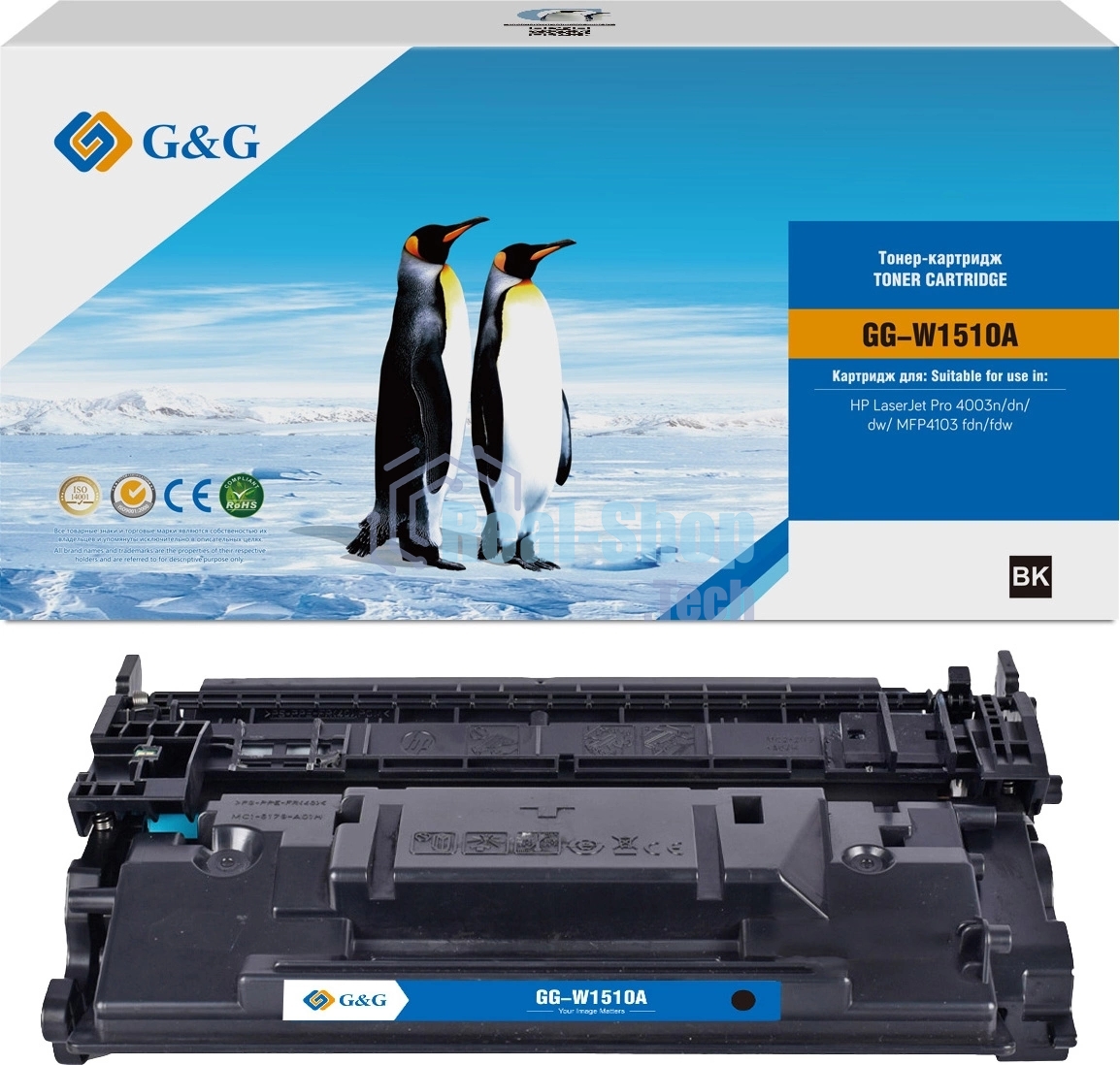 Картридж лазерный G&G GG-W1510A черный (3050 стр.) для HP LJ Pro 4003n/dn/dw/MFP4103 fdn/fdw