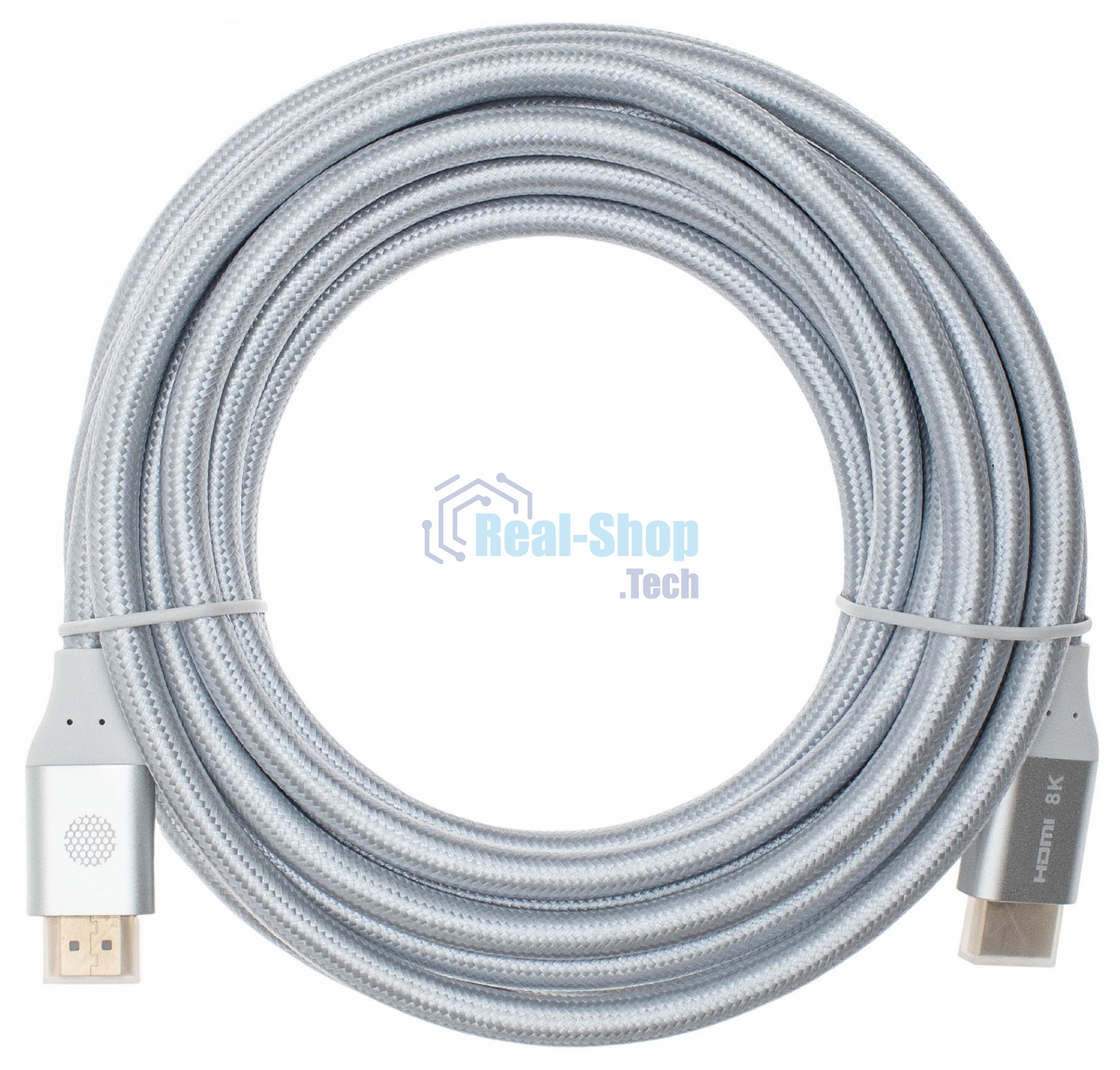 Кабель аудио-видео Cactus CS-HDMI.2.1-5 HDMI (m)/HDMI (m) 5м. Позолоченные контакты серебристый