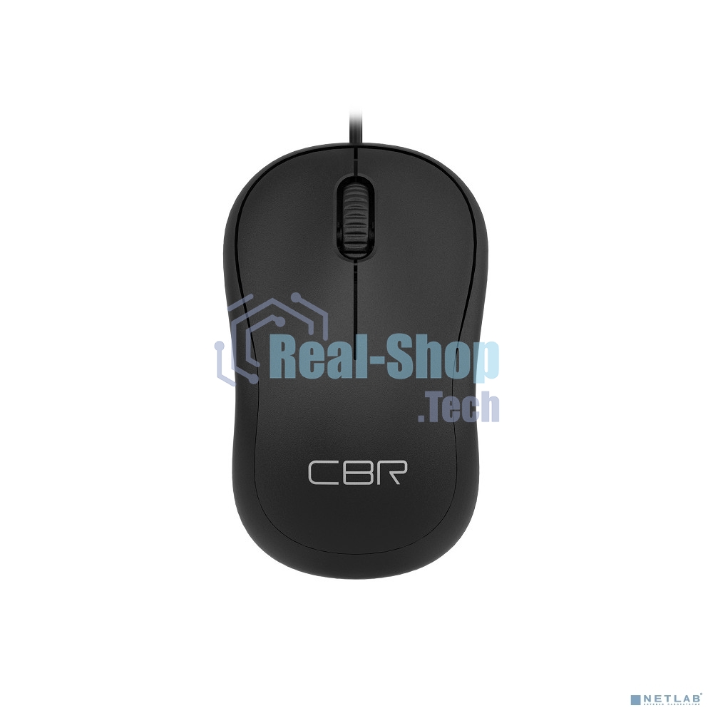 Мышь проводная CBR CM 106 черный, 1000 dpi, USB, кнопки - 3