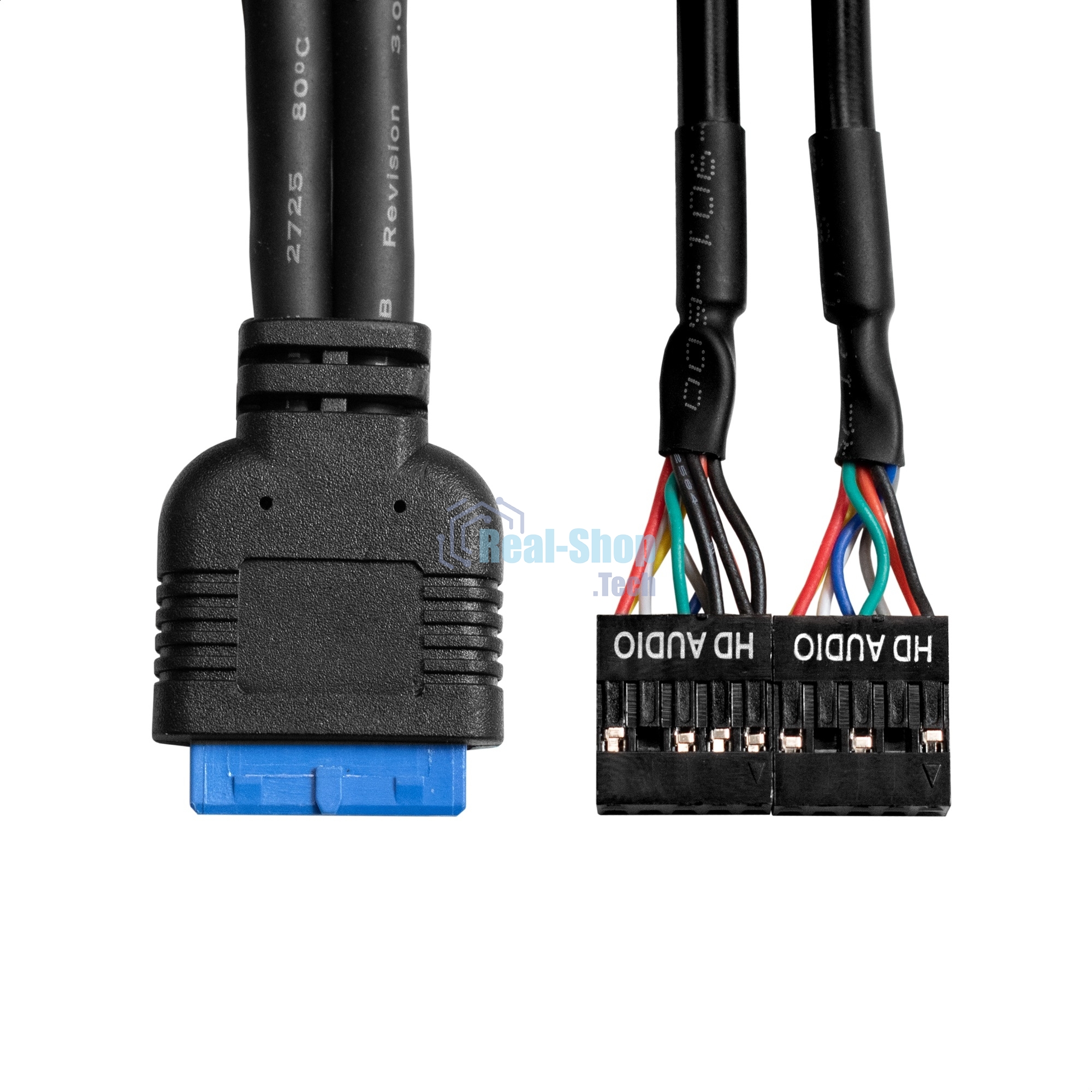 Планка USB на переднюю панель ExeGate U3H-627S, 3,5