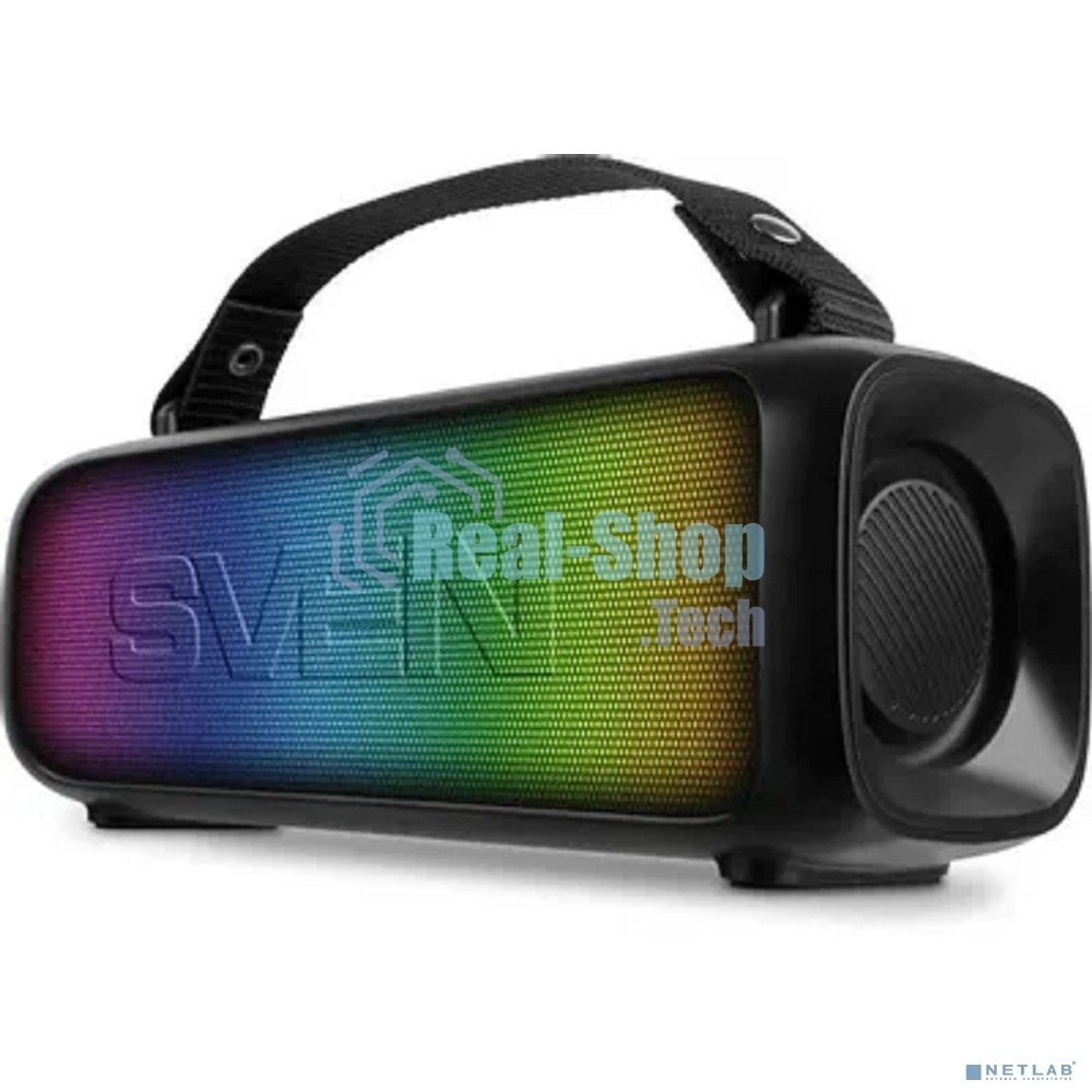 Портативная колонка Sven PS-235 черный 12W 2.0 BT 3600mAh (SV-022075)