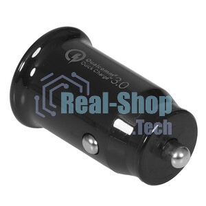 Автомобильное зарядное устройство Cablexpert MP3A-UC-CAR23, 20Вт, быстрая зарядка QC3.0/PD, 2 порта: USB и Type-C