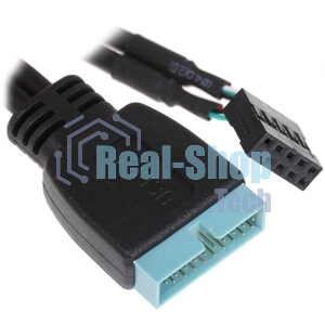 Кабель Cablexpert Внутренний USB2 - USB3 кабель, 9pin/19pin, 0.3m (CC-U3U2-01)