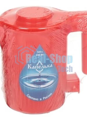 Чайник электрический Капелька, красный