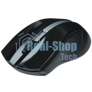 Мышь беспроводная Qumo Office M15 Style черный, 1000 dpi, радиоканал, USB, кнопки - 3