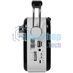 Радиоприемник SVEN SRP-505 (4 Вт, FM/AM/SW, USB, SD/microSD, Bluetooth, 1200 мА·ч)черный