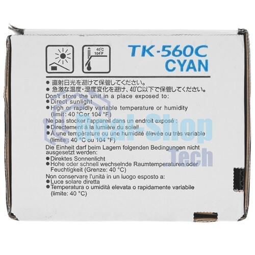 Картридж лазерный Kyocera-Mita TK-560C голубой для FS-C5300DN/C5350DN (10000 стр.)