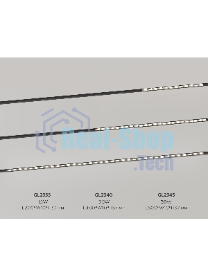 Трековый светильник GL2335 BK черный IP20 10W 3CCT 3000/4200/6400K 48V 200*10*37