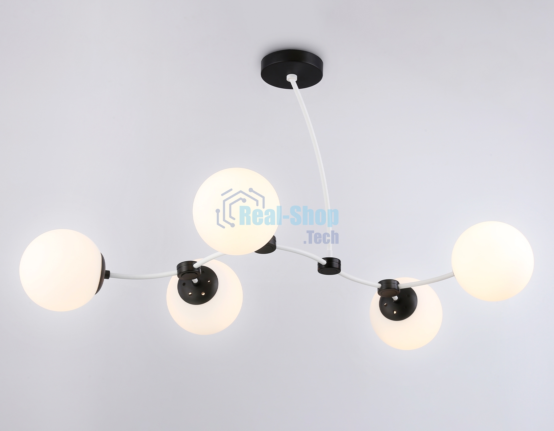 Светитльник Ambrella Light TR2546/5 WH/BK белый/черный E27/5 max 60W 950*600*450