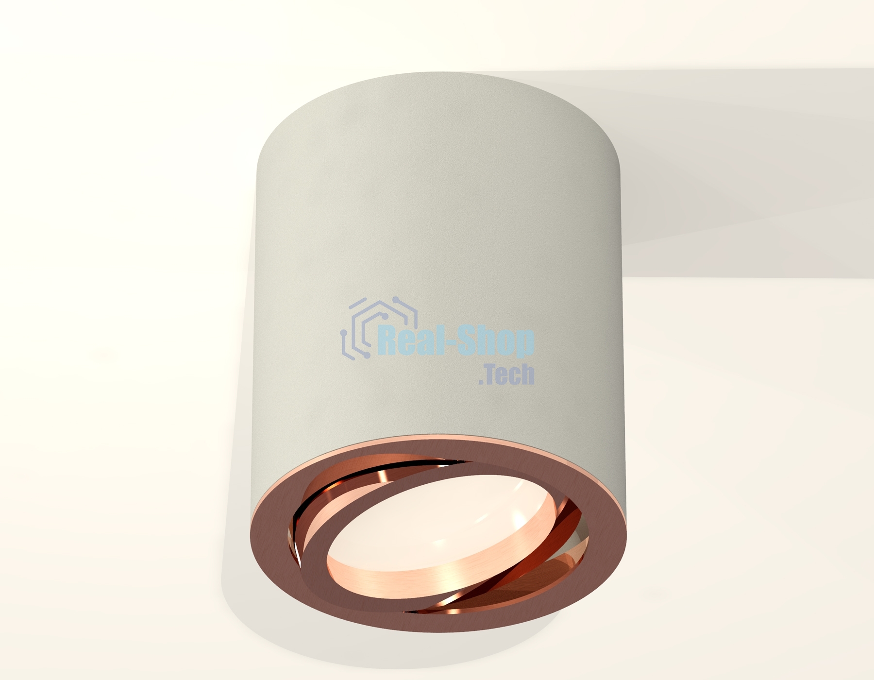 Светильник Ambrella Light XS7423023 SGR/PPG серый песок/золото розовое полированное MR16 GU5.3 (C7423, N7005)