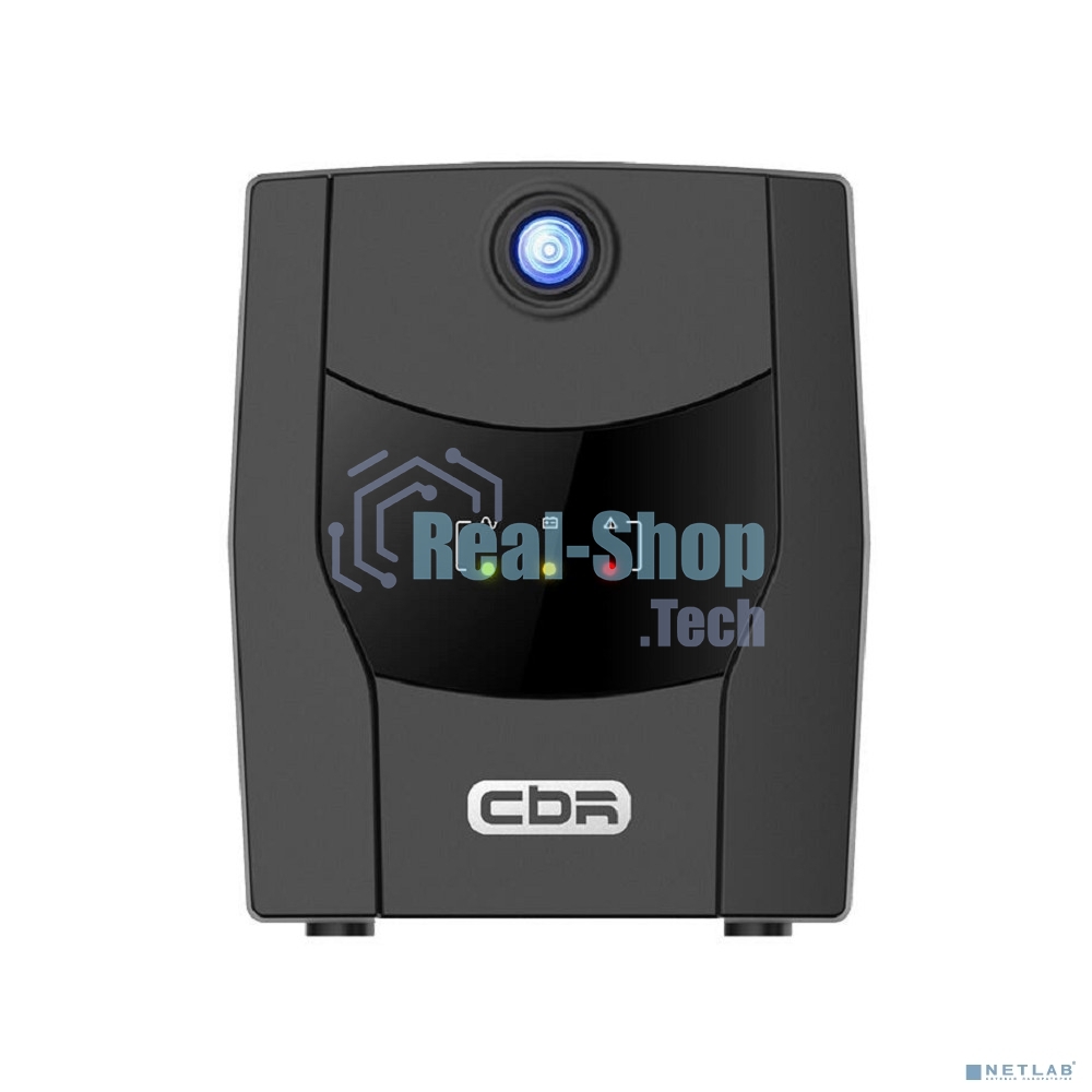 Источник бесперебойного питания CBR QTM-1500T-6I-LCUC /  1500ВА /  900Вт / 6 x IEC 320 C13 (компьютерный)