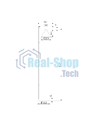 90317/1 / Светильник напольный Bevel черный