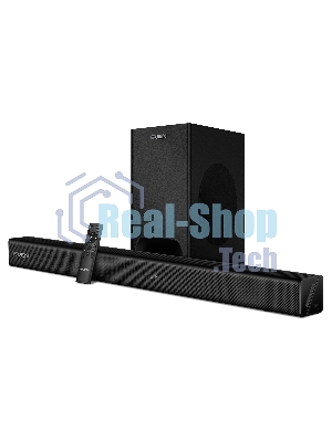 Саундбар SVEN SB-2400DD черный (Dolby Digital Plus, 2х80 + 240 Вт, Bluetooth, ПДУ, USB)