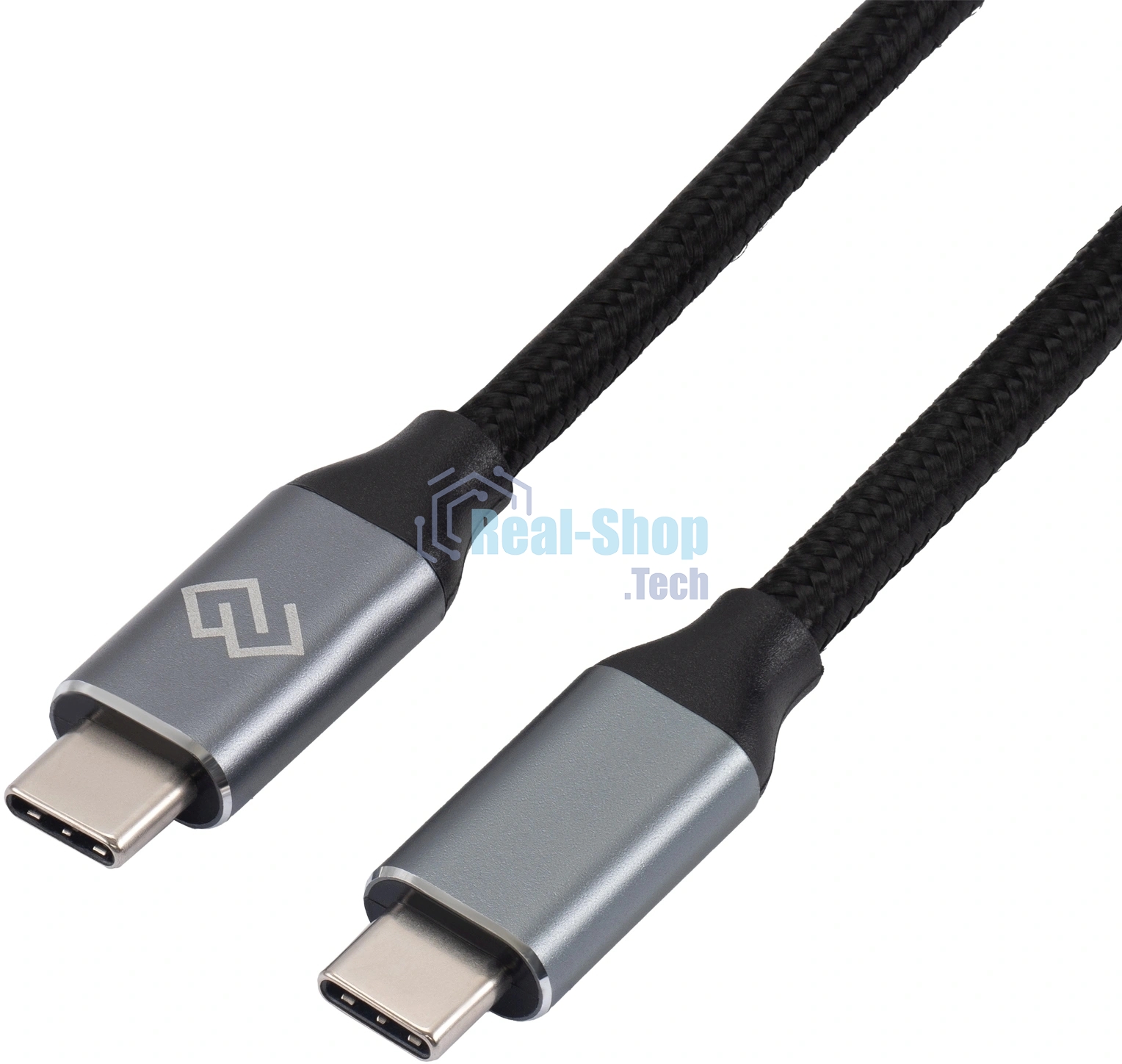 Кабель Digma D-Type-C-USB3.2-2m D-TYPE-C-USB3.2-100W-4K-2M 2м черный