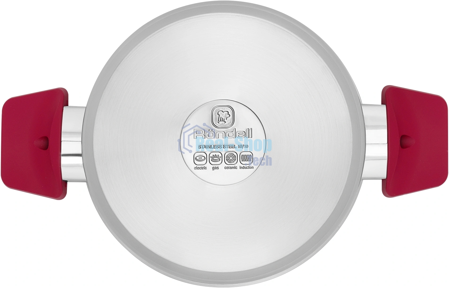 Кастрюля Rondell Strike RDS-813, 2л, 18см, с крышкой, сталь