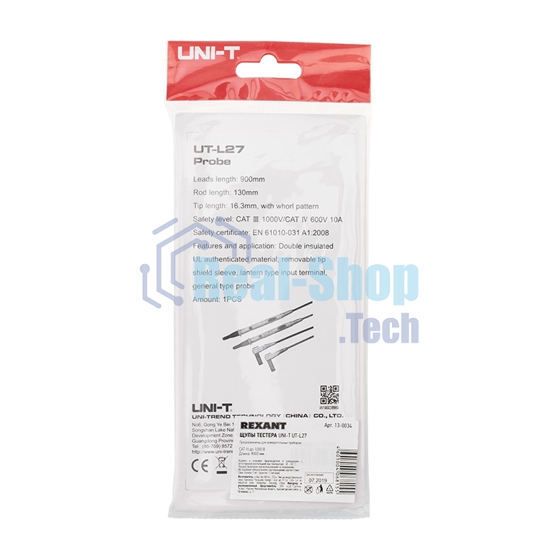 Щупы тестера UNI-T UT-L27