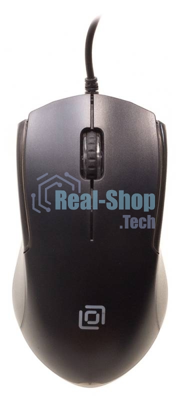 Мышь проводная Oklick 245M черный, 1000 dpi, USB, кнопки - 3